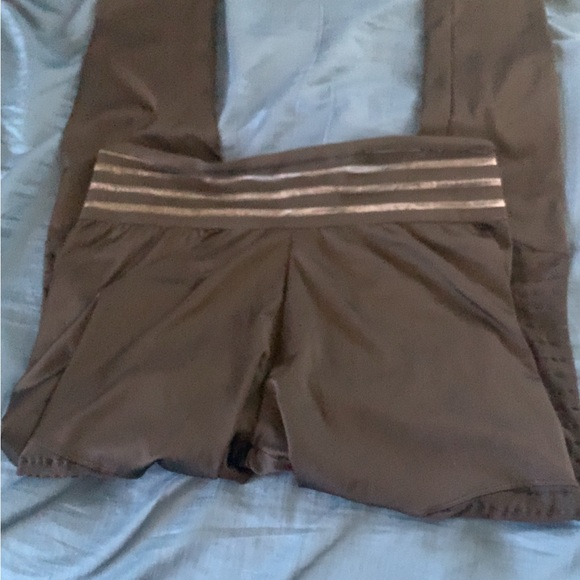Modenti Pants - Black Yoga Pants with Striped Waistband